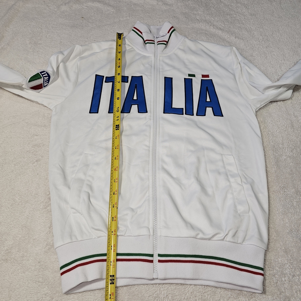Italina White Jacket with Italia Emblem - Picture 11 of 11